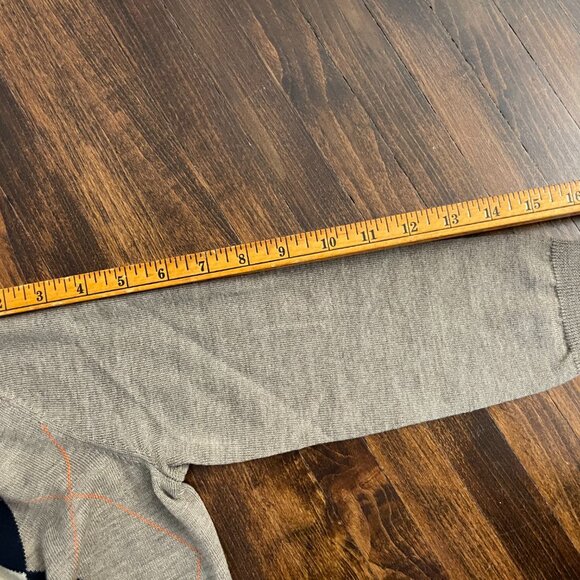 Vintage J Crew Argyle Merino Wool Cardigan Sweater Women's - XS - Picture 8 of 8